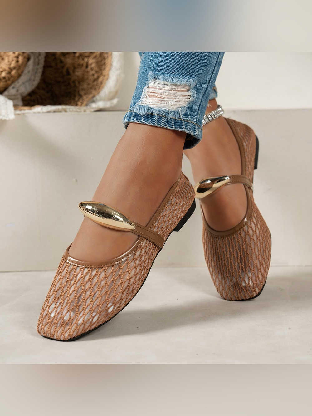 Square Toe Slip-Ons - Picture 9 of 11
